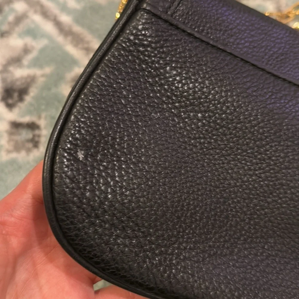 Tory Burch Amanda Logo Flap Clutch ‘Black’